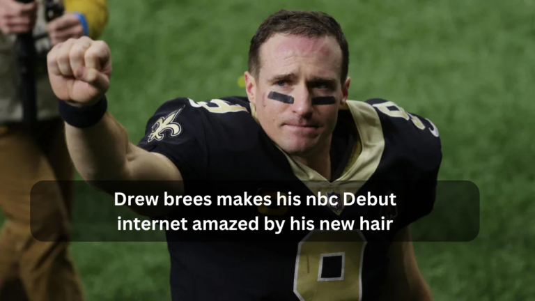 drew brees makes his nbc debut, internet amazed by his new hair