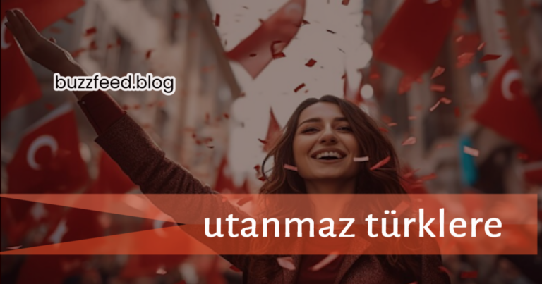 utanmaz türklere