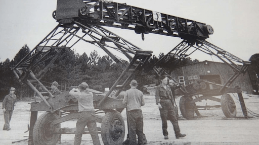 ww2 german railway gantry crane