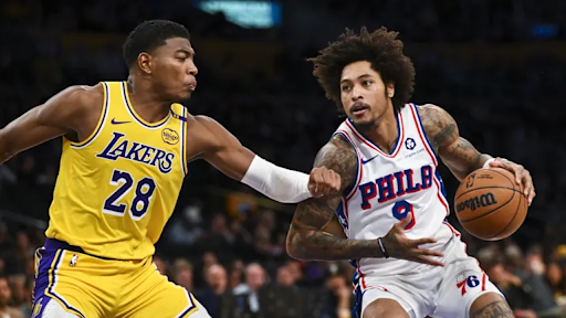 76ers vs lakers match player stats